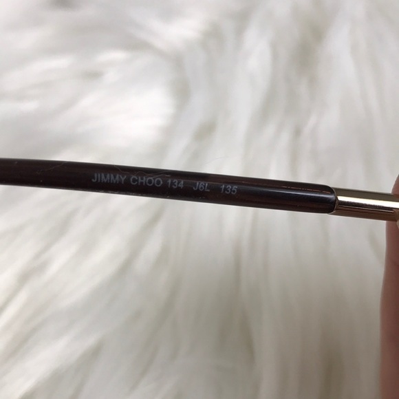 Authentic Jimmy choo bronze eyeglasses - Picture 6 of 8